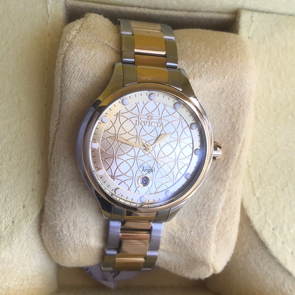 Two toned ladies invicta watch